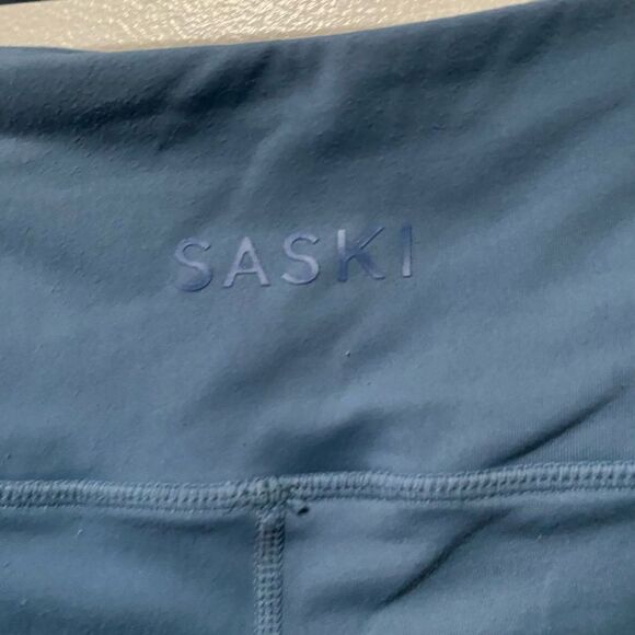 Saski Collection  workout leggings in Periwinkle Blue Small - Picture 4 of 6
